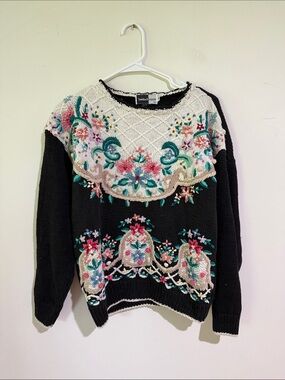 Beldoch Popper Vintage Knitted Sweater Medium